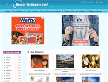 Tablet Screenshot of dream-wallpaper.com